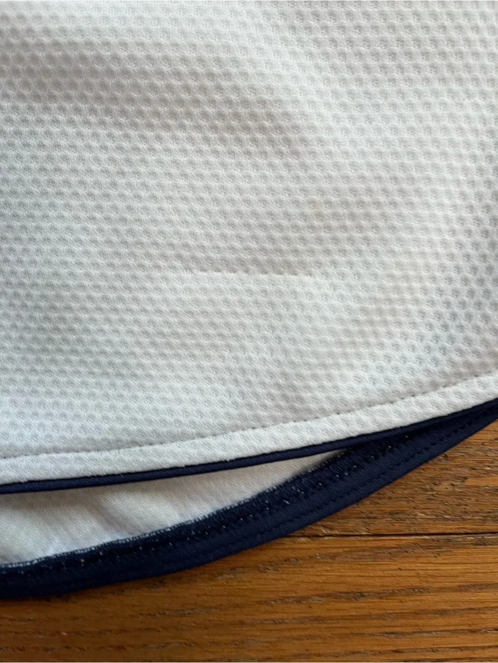 Nike White, Red & Navy Boston 'B' Baseball Jersey